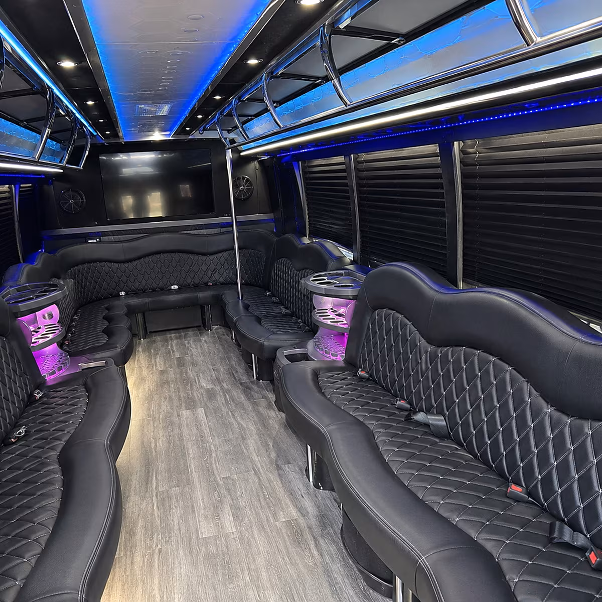 panama city wedding party bus rental